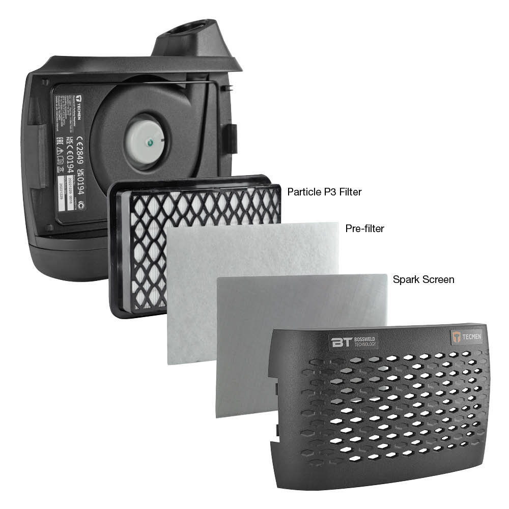 Tecmen Welding Helmet PAPR Freeflow iMUX TM16 - 703200 - AIMS Industrial Supplies