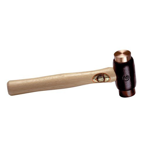 Thor Hammer - Copper & Rawhide Face, Wood Handle - AIMS Industrial Supplies