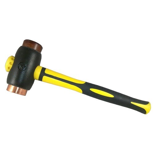 Thor Hammer Copper/Rawhide # 4 2480g 5-1/2lb 50mm Face Fibreglass Handle - TH216FG (508928)1