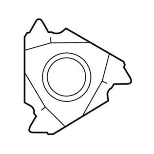 Thread Turning Insert 11NL - Am. UN Thread  Grade-CP5004