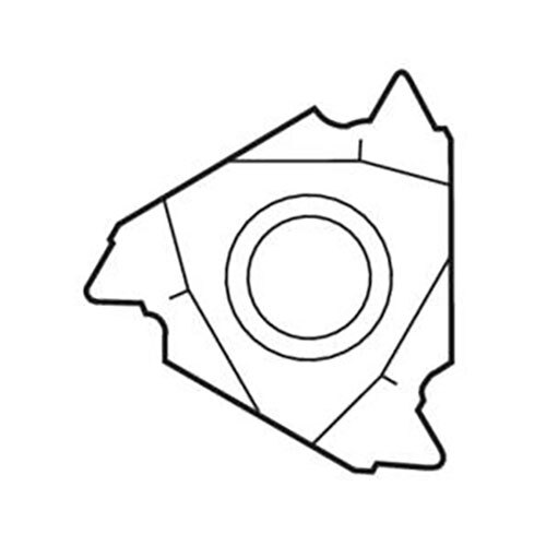 Thread Turning Insert 16EL - Am. NPT Thread  Grade-CP5004
