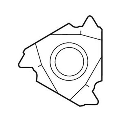 Thread Turning Insert 16EL - Am. UN Thread  Grade-CP5004