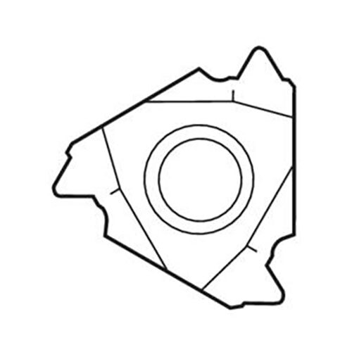 Thread Turning Insert 16EL - Whitworth, BSW Thread  Grade-CP5004