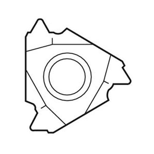 Thread Turning Insert 16ER - ISO Metric Thread Grade - CP500 (A) - AIMS Industrial Supplies