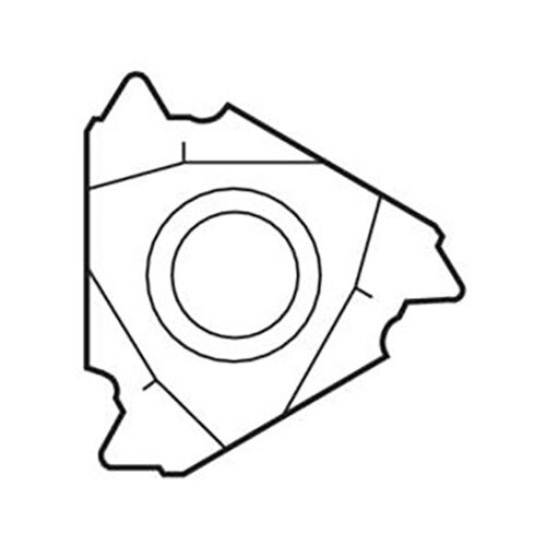 Thread Turning Insert 16ER - Metr. Aerospace Thread  Grade-CP5004