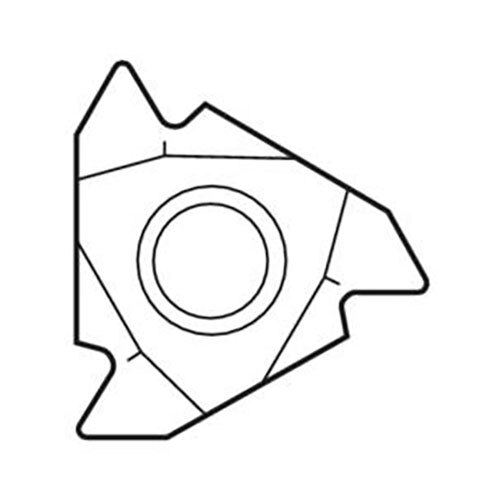 Thread Turning Insert 16ER - V Profile 60° Thread  Grade-CP5004