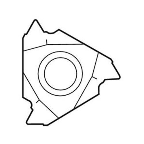 Thread Turning Insert 16NL - Am. NPT Thread  Grade-CP5004