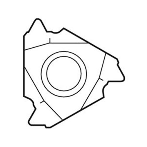 Thread Turning Insert 16NL - Whitworth, BSW Thread Grade - CP500 - AIMS Industrial Supplies