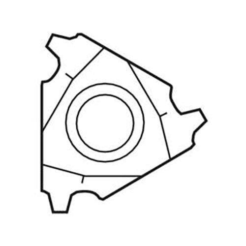 Thread Turning Insert 16NR - Am. ACME - G Thread Grade - CP500 - AIMS Industrial Supplies