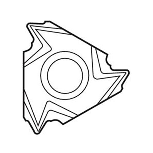 Thread Turning Insert 16NR - Am. NPT Thread-G1  Grade-CP5004