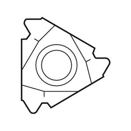 Thread Turning Insert 16NR - API Round Casing Thread Grade - CP500 - AIMS Industrial Supplies