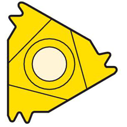 Thread Turning Insert 16NR - BSPT Thread  Grade-CP500 (TT)3