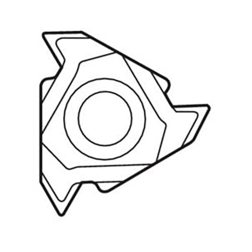 Thread Turning Insert 16NR - ISO Metric Thread Grade - CP500 (A1) - AIMS Industrial Supplies