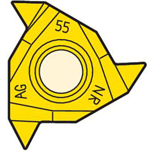 Thread Turning Insert 16NR-V Profile 55° Thread  Grade-CP500 (A)3