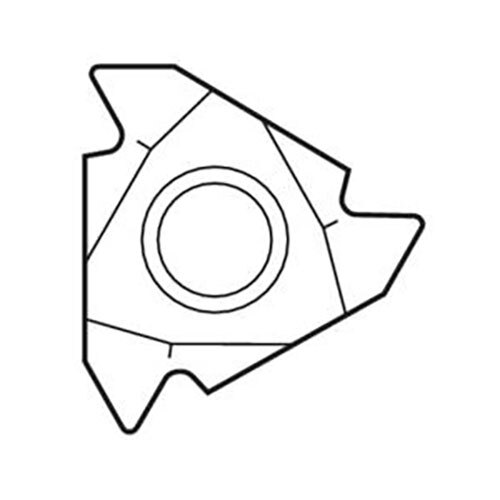 Thread Turning Insert 16NR - V Profile 55° Thread  Grade-CP5004