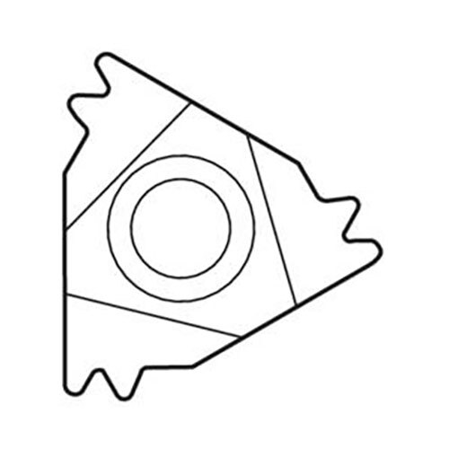 Thread Turning Insert 16NR - W Thread Grade - CP500 (TT) - AIMS Industrial Supplies