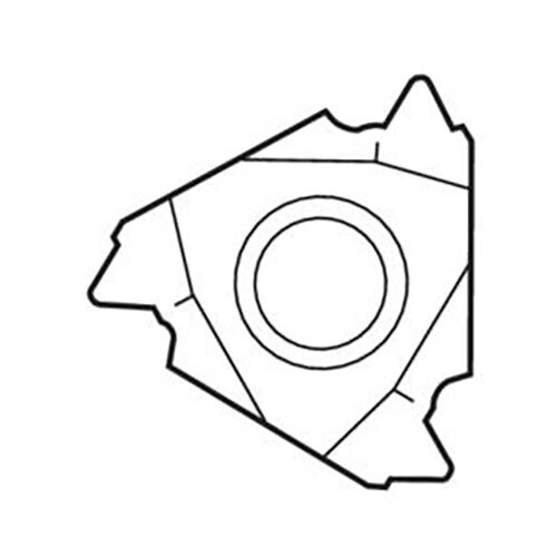 Thread Turning Insert 22EL - ISO Metric Thread  Grade-CP5004