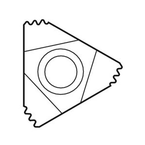 Thread Turning Insert 22ER - ISO Thread  Grade-CP500 (3 Teeth)4