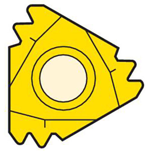 Thread Turning Insert 22NR - ISO Thread  Grade-CP500 (3 Teeth)3