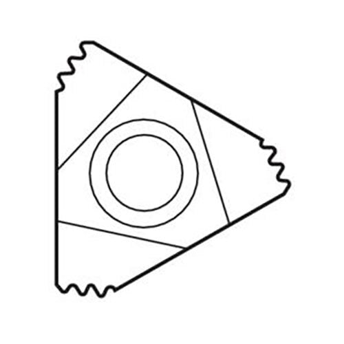 Thread Turning Insert 22NR - ISO Thread  Grade-CP500 (3 Teeth)4
