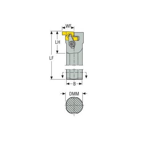 Thread Turning Toolholder Clamp (CNR/L) - AIMS Industrial Supplies