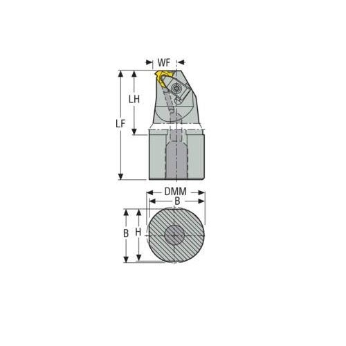 Thread Turning Toolholder Clamp - Heavy Duty (CNR/L) - AIMS Industrial Supplies