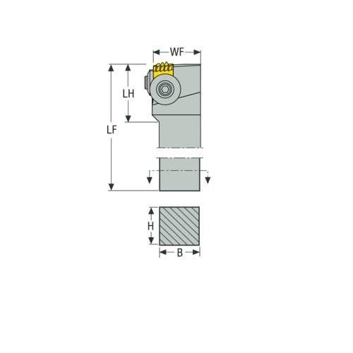 Thread Turning Toolholder For Chaser Clamp (CER) - AIMS Industrial Supplies