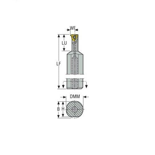Thread Turning Toolholder Screw - Coolant Passage (SNR) - AIMS Industrial Supplies