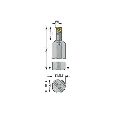 Thread Turning Toolholder Screw - Coolant Passage (SNR)2