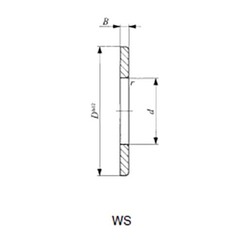 Thrust Needle Roller Bearing - Inner Ring (WS) - AIMS Industrial Supplies