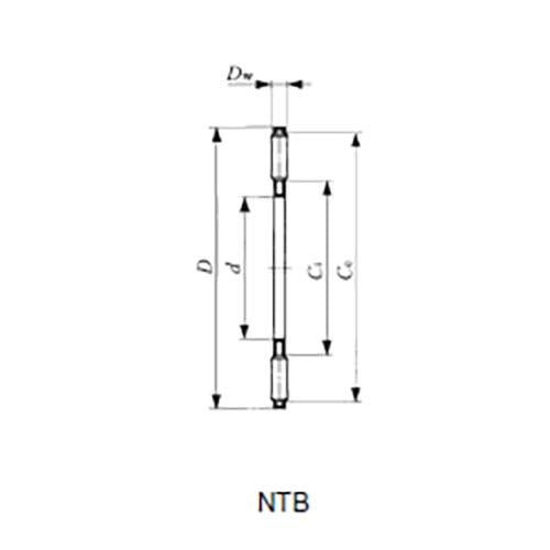 Thrust Needle Roller Bearing - NTB1024 - AIMS Industrial Supplies