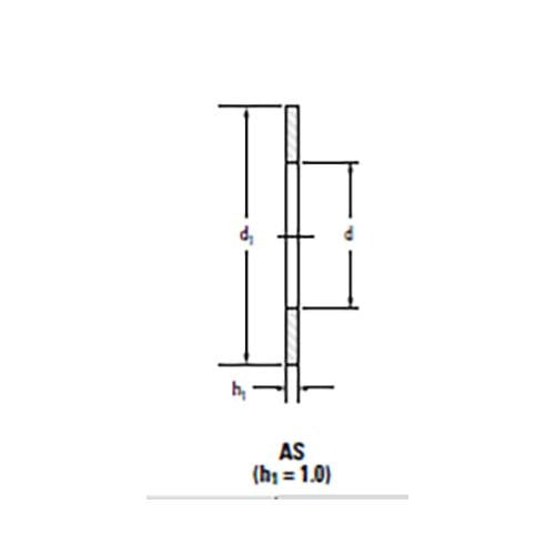 Thrust Needle Roller Bearing - Washer (AS) - AIMS Industrial Supplies