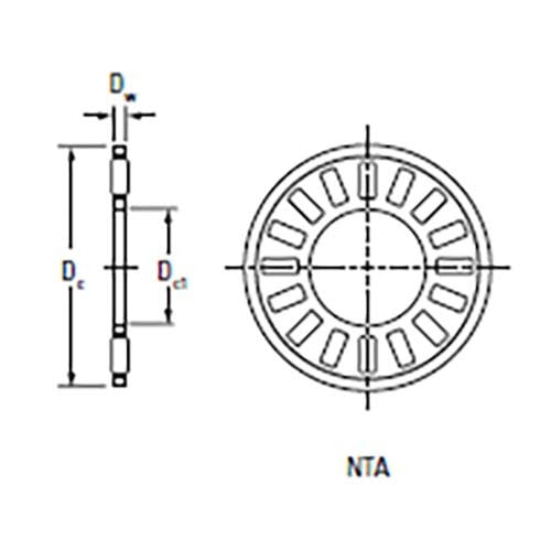 Thrust Needle Roller - Cage & Roller Assembly (NTA)2