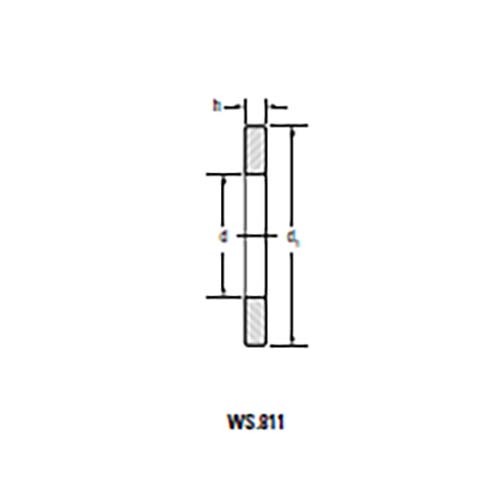 Thrust Needle Roller - Inner Ring / Shaft Washer (WS) - AIMS Industrial Supplies