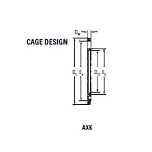 Thrust Needle Roller Polymer Cage (AXK.TN)2