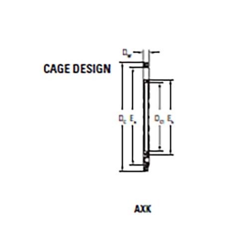 Thrust Needle Roller Polymer Cage (AXK.TN) - AIMS Industrial Supplies