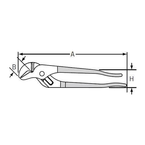 Tongue & Groove Straight Jaw Plier - AIMS Industrial Supplies