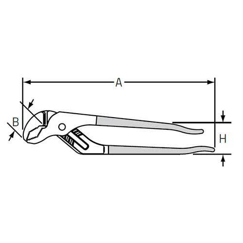 Tongue & Groove V - Jaw Plier - AIMS Industrial Supplies
