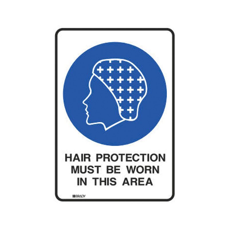 ToughWash Sign - Hand Protection Must Be Worn In This Area 254mm x 355.6mm