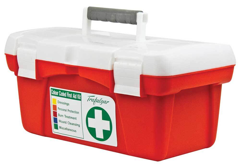 Trafalgar Portable Polypropylene National Workplace First Aid Kit - AIMS Industrial Supplies