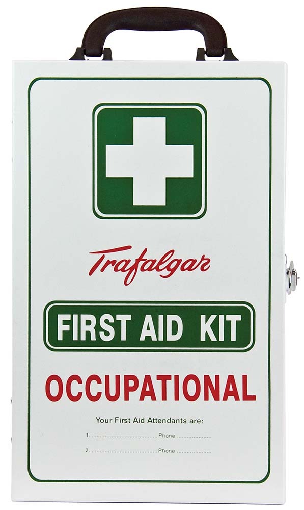Trafalgar Wallmount Metal National Workplace First Aid Kit1