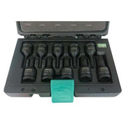 Trax 10 Pcs 1/2" Dr. Torx Impact Socket Bit Set H5-IBS40010T - AIMS Industrial Supplies
