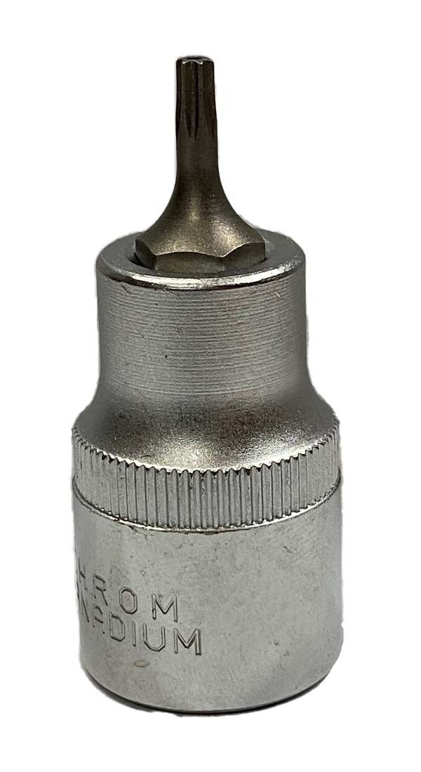Trax 1/2" Dr. Short Tamper - proof Torx Socket Bit - AIMS Industrial Supplies