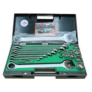 Trax 21Pcs BSW Whitworth Socket & Spanner Set ARX-BSW21P - AIMS Industrial Supplies