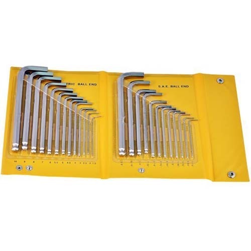Trax 25 Pcs Long Arm Ball End Hex Key Set ARX-25BHKS1