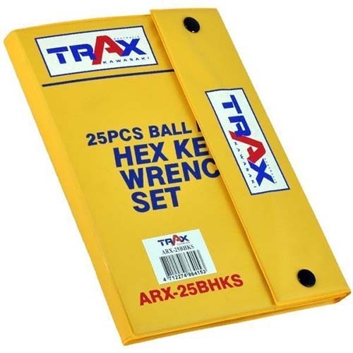 Trax 25 Pcs Long Arm Ball End Hex Key Set ARX-25BHKS2