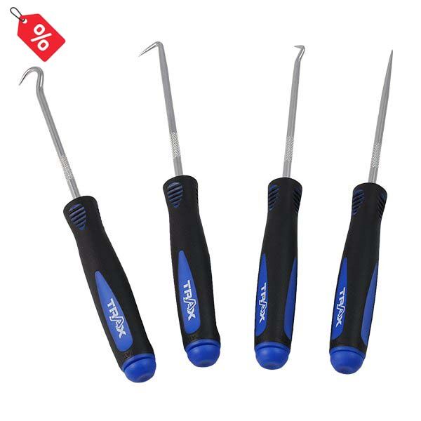 Trax 4 Pc Miniature Hook & Pick Kit ARX - 904HK - AIMS Industrial Supplies