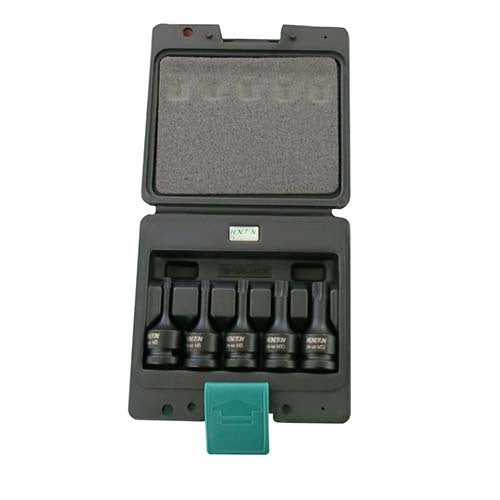 Trax 5Pcs 1/2" Dr. InHex Spline Bit Set IBS-40005M1