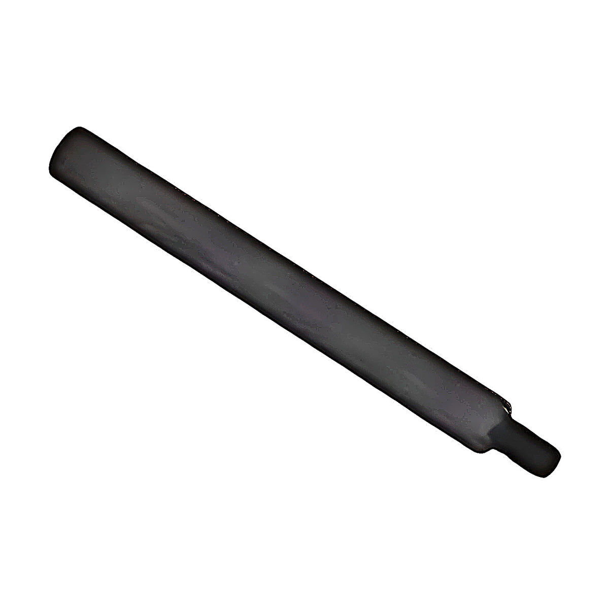 Trax 6" extension rod ARX-9016C, long black round rod with a narrower end, on white background