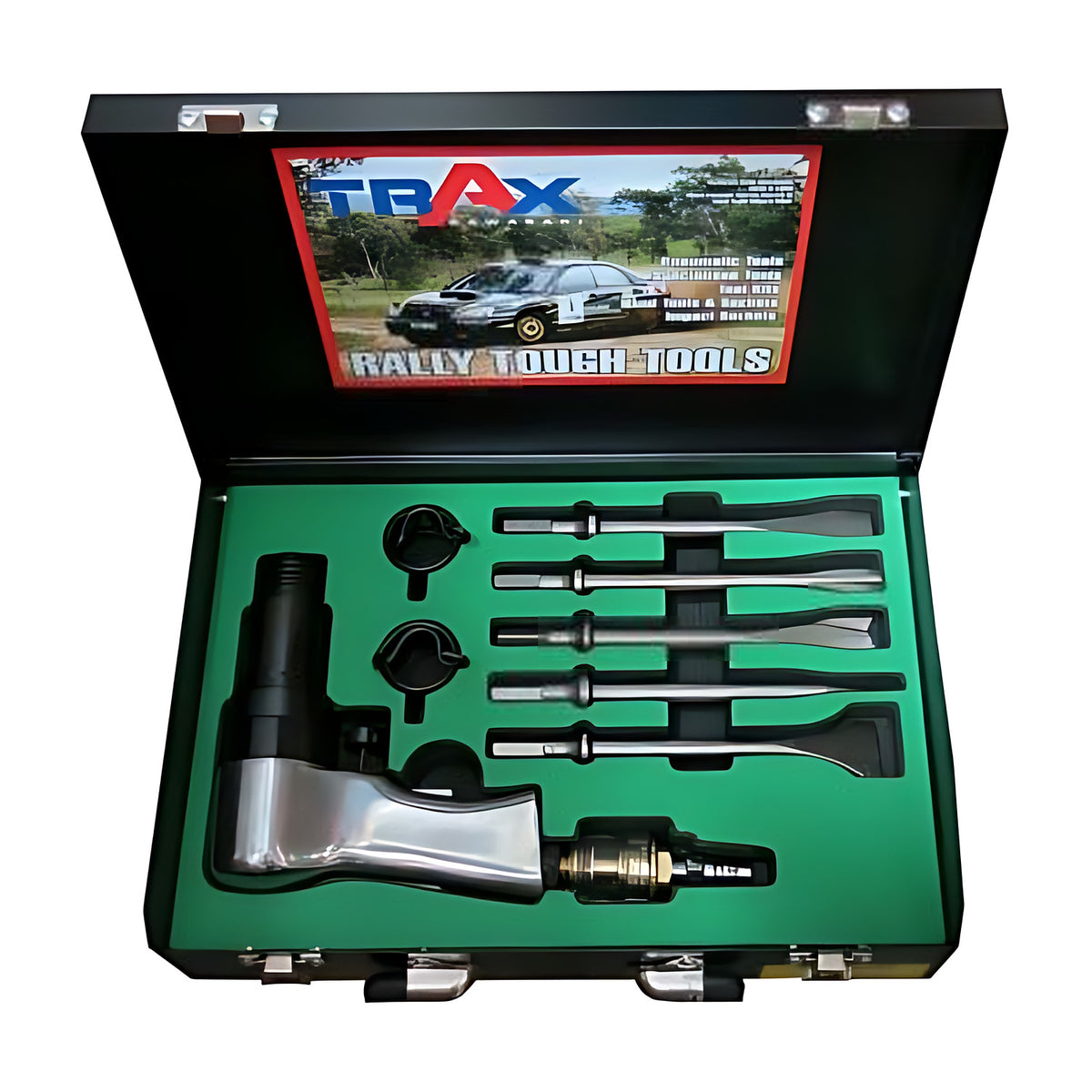 Trax 60mm Tradies Hex Shank Air Chisel Kit 5000BPM ARX-K5HXK